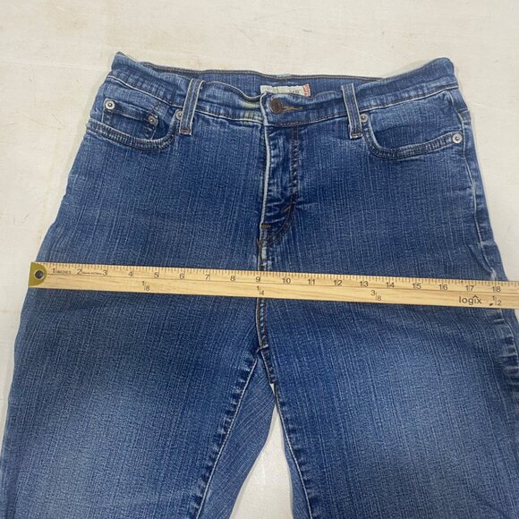 Levis 512 Jeans Womens Size 12P Perfectly Slimming Bootcut Medium Wash Stretch D - Picture 10 of 14